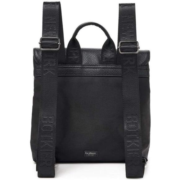 NWT Botkier New York Black Trigger Nylon & Faux Leather Mini Backpack Bag main image 11